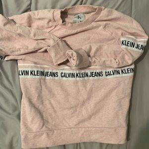 ⭐️Light Pink Calvin Klein Crew Neck